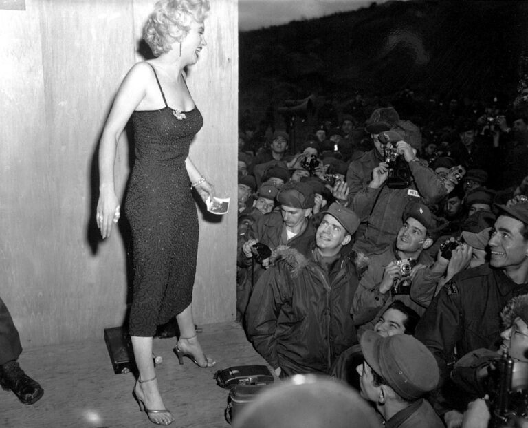 La actriz rubia Marilyn Monroe